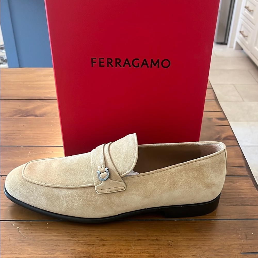 Salvatore Ferragamo Red Loafers & Slip-Ons - Picture 2 of 4